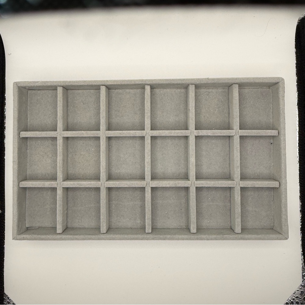 Gray Jewelry Organizer Tray